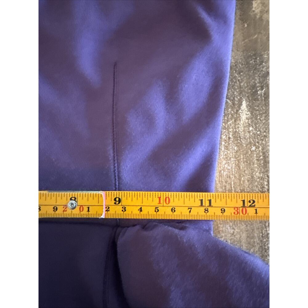 YSL Yves Saint Laurent Dress Aubergine Wool Blend Sleeveless FR36 Vintage XS - Picture 6 of 11